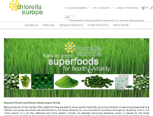 Tablet Screenshot of chlorella-europe.com